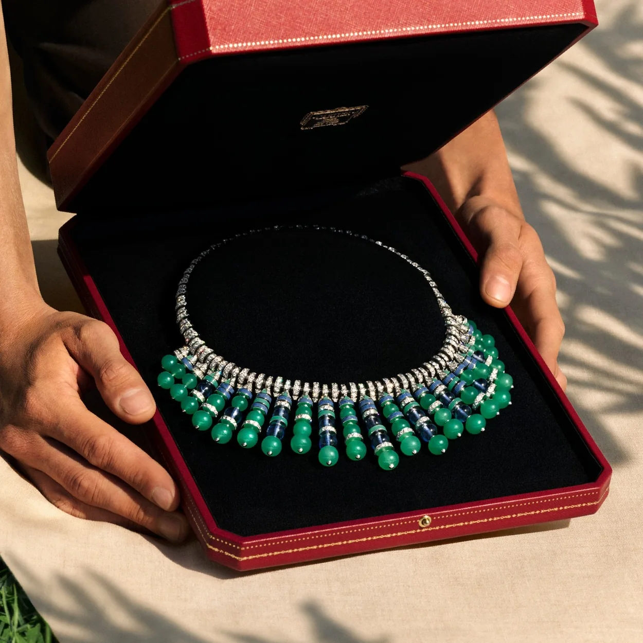 Collar de esmeraldas de Cartier