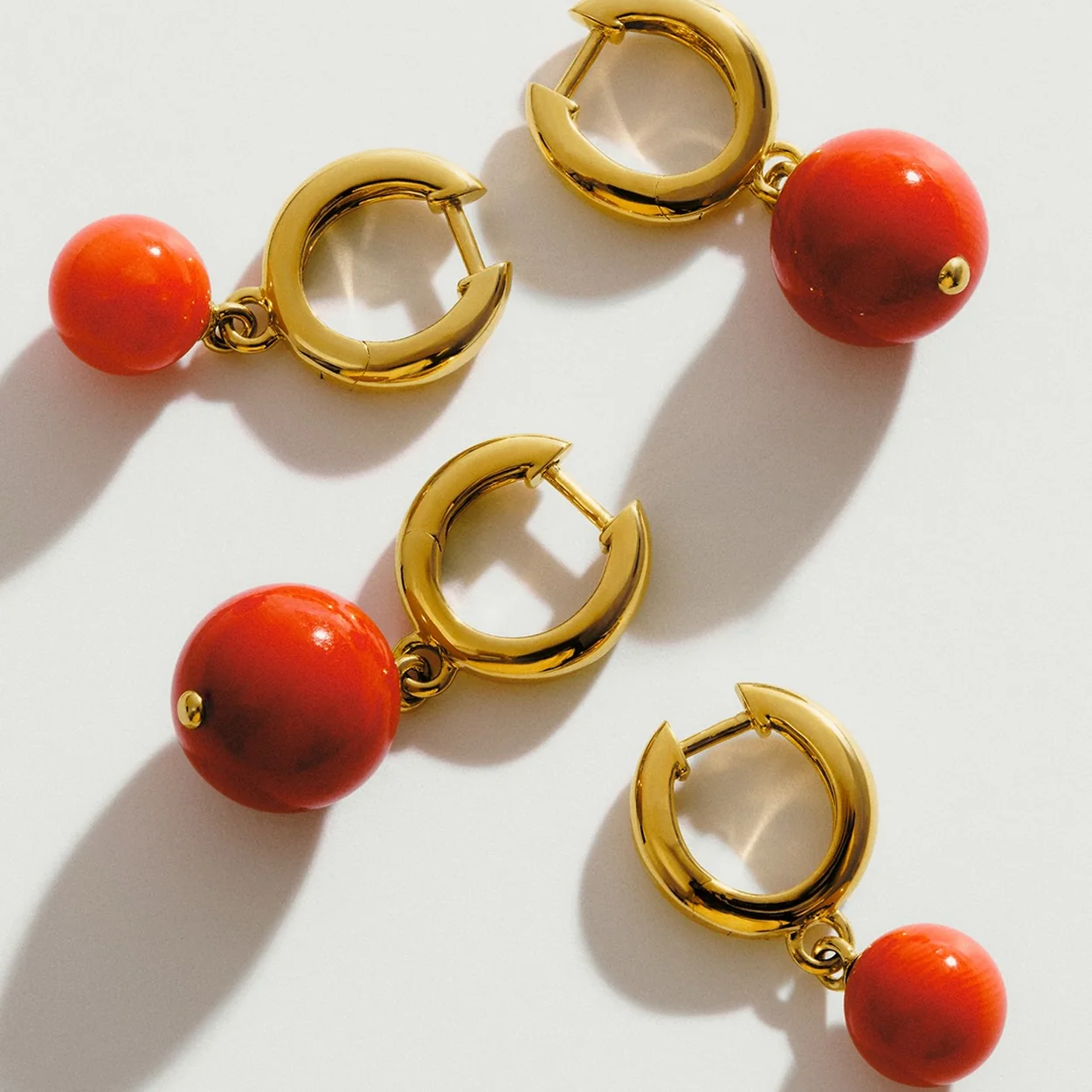 Pendientes de coral de Joyeria Suarez