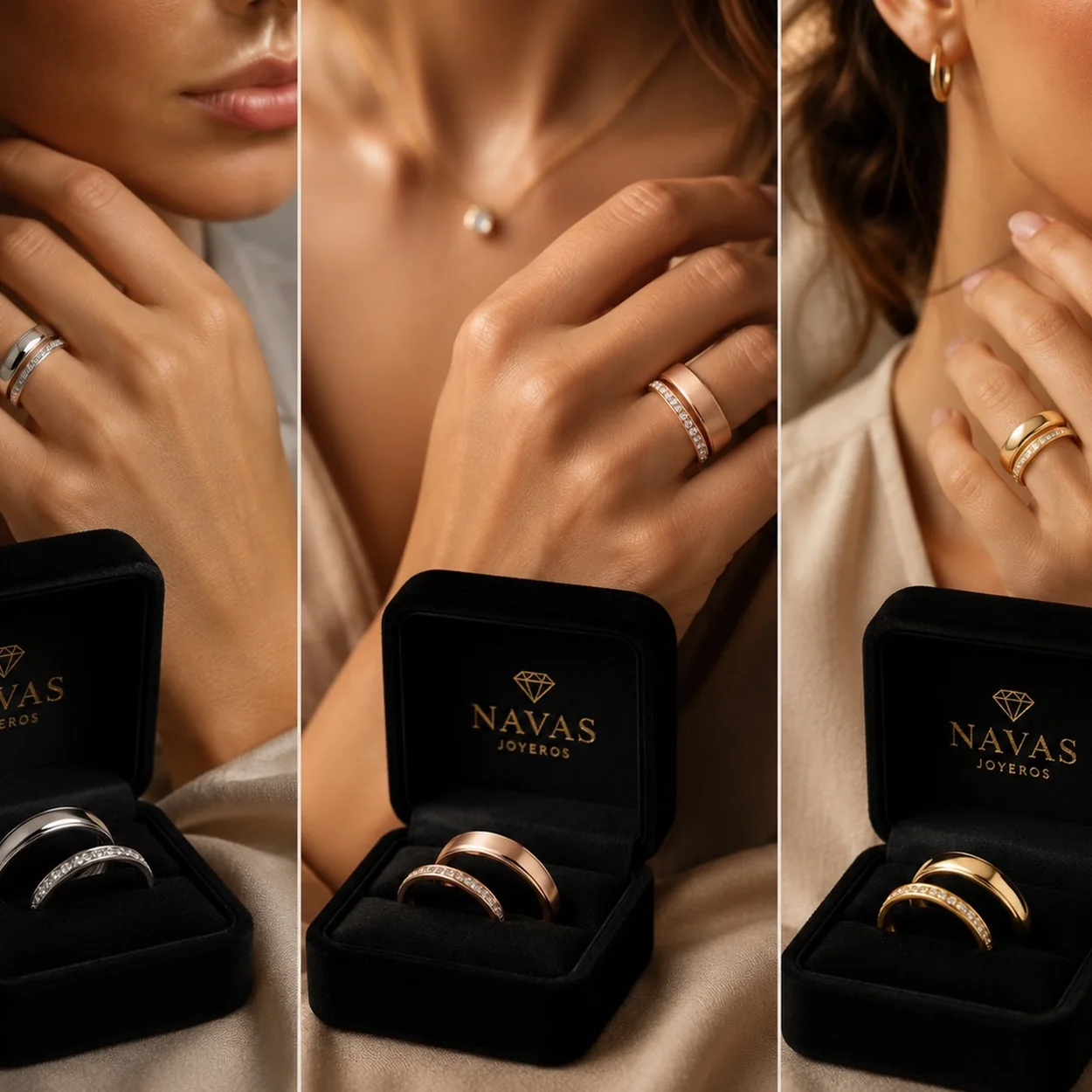 Alianzas de boda de Navas Joyeros