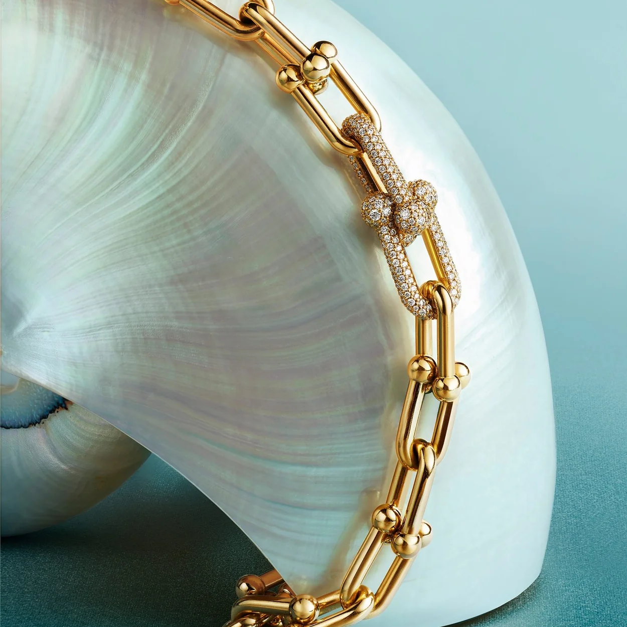 Pulsera HardWear de oro de Tiffany and Co