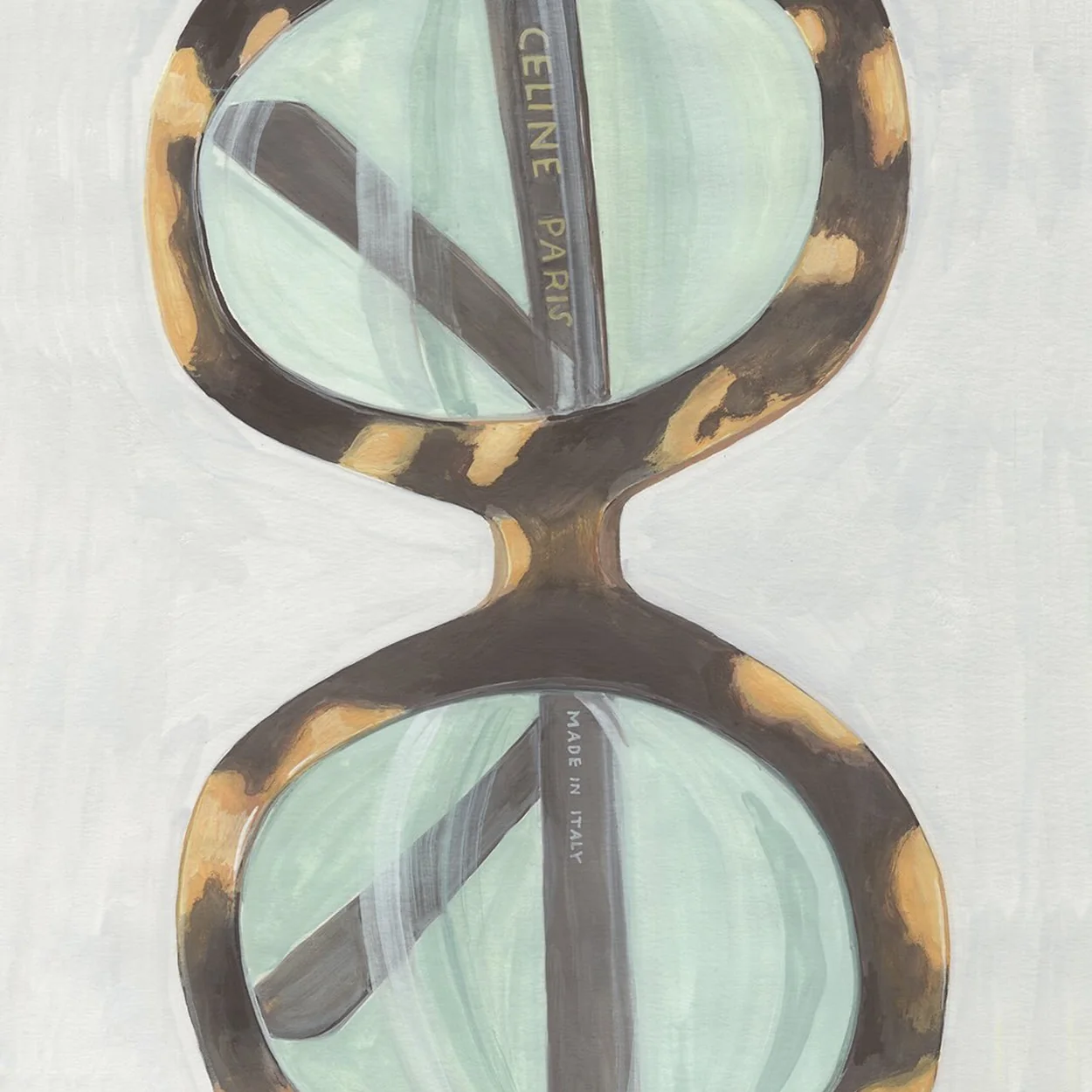 Gafas de sol de carey de Celine