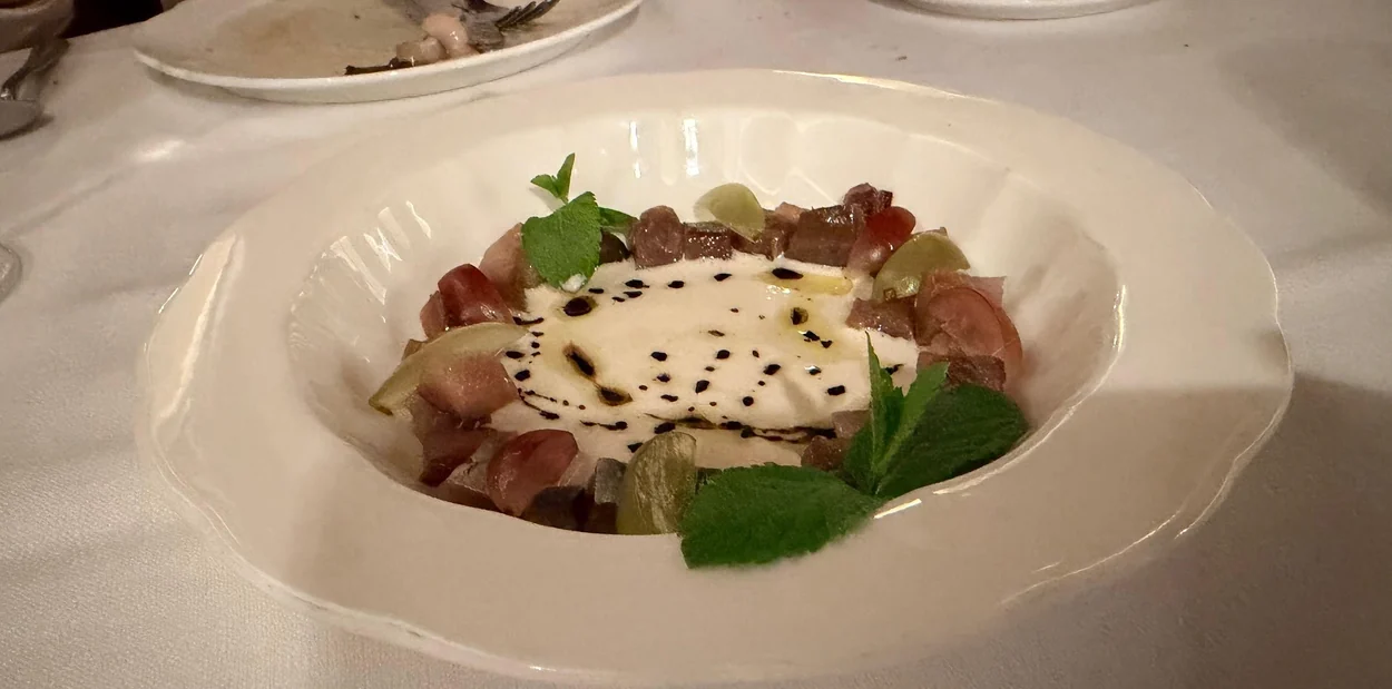 Pescado de la carta emplatado