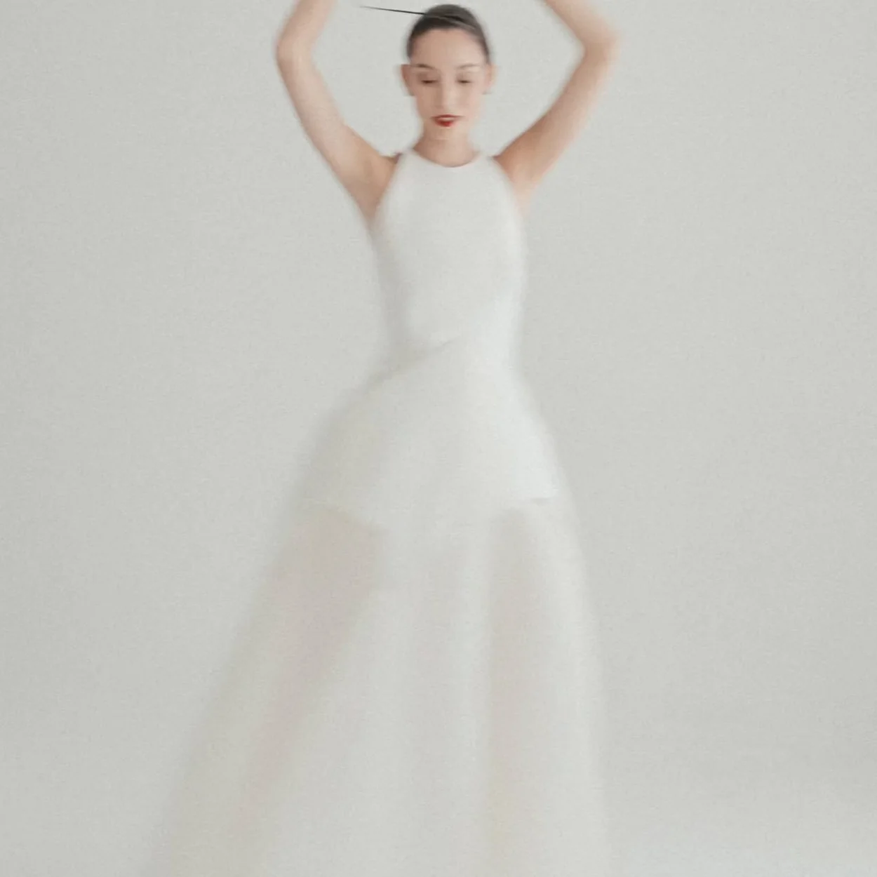 Vestido blanco de novia de Mimoki